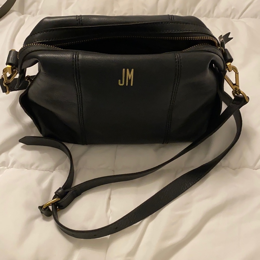 Madewell Black Leather Crossbody